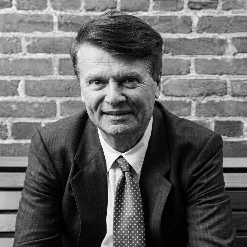 Black and white portrait of Mark Workman, founder of Sparkwavv